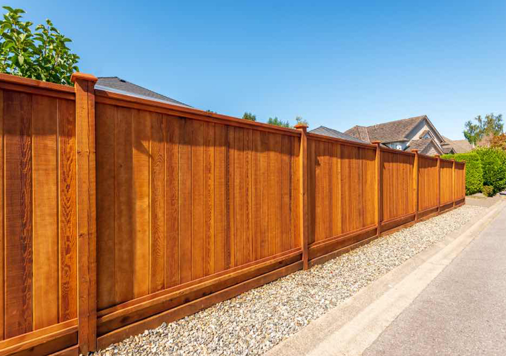 wooden fence